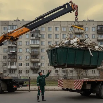 Вывоз строительного мусора