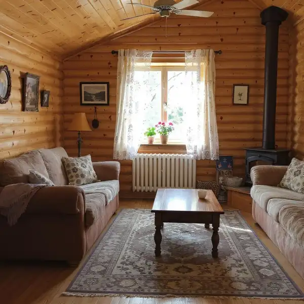 Уборка в загородном доме - до уборки